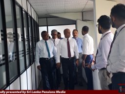 New Secretary Ministry of Public Administration, Home Affairs, Provincial council and local government visit the Department of Pensions